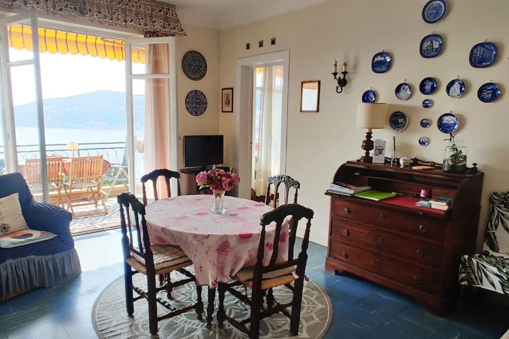 Vintage Flat On Villefranche Bay - Free Car Park Exteriör bild