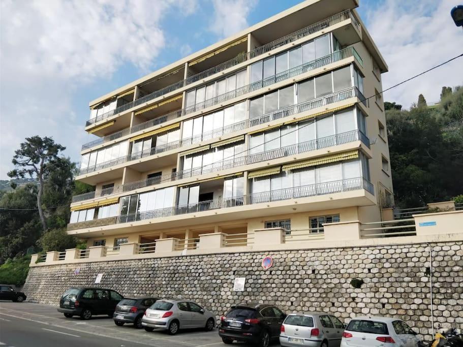 Vintage Flat On Villefranche Bay - Free Car Park Exteriör bild