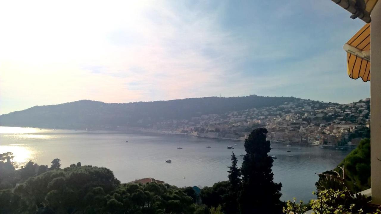 Vintage Flat On Villefranche Bay - Free Car Park Exteriör bild